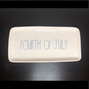 🆕 Rae Dunn Fourth Of July Serving Plate Dish 4th